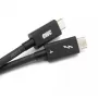Thunderbolt kabelis OWC OWCCBLTB4C2.0M 2m 40 Gbit/s melns