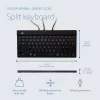 R-Go Tools ergonomiskā tastatūra R-Go Split Break v2 ar pārtraukumu programmatūru, ergonomiski sadalīta tastatūra, QWERTZ (DE), vadu savienojums, melna