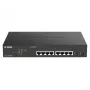 D-Link DGS-1100-10MPV2 tīkla komutators, pārvaldāms L2 Gigabit Ethernet (10/100/1000) ar Power over Ethernet (PoE) 1U, melns