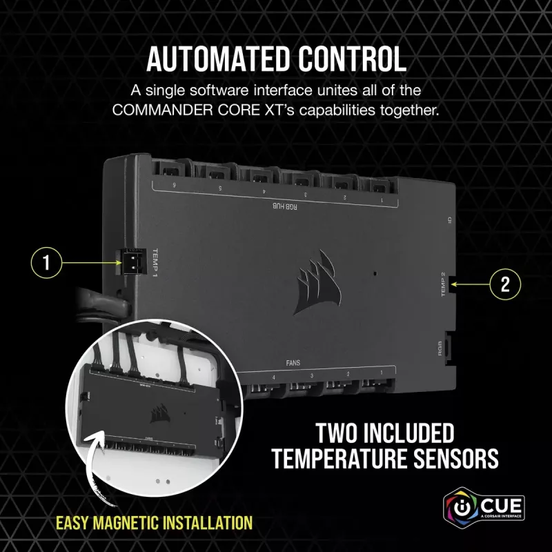 Ventilatora ātruma regulators Corsair iCUE Commander Core XT