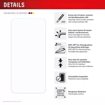 Displex ekrāna aizsargs + maciņš Samsung Galaxy A56, Eco montāžas rāmis, izturīgs pret skrāpējumiem