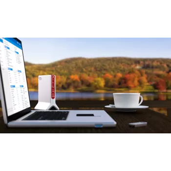 Box FRITZ 6820 LTE bezvadu maršrutētājs Gigabit Ethernet vienas joslas (2,4 GHz) 4G balts