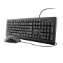 Trust Primo tastatūra Pele iekļauta Birojs USB Vācu Melna