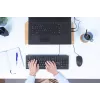 Trust Primo tastatūra Pele iekļauta Birojs USB Vācu Melna