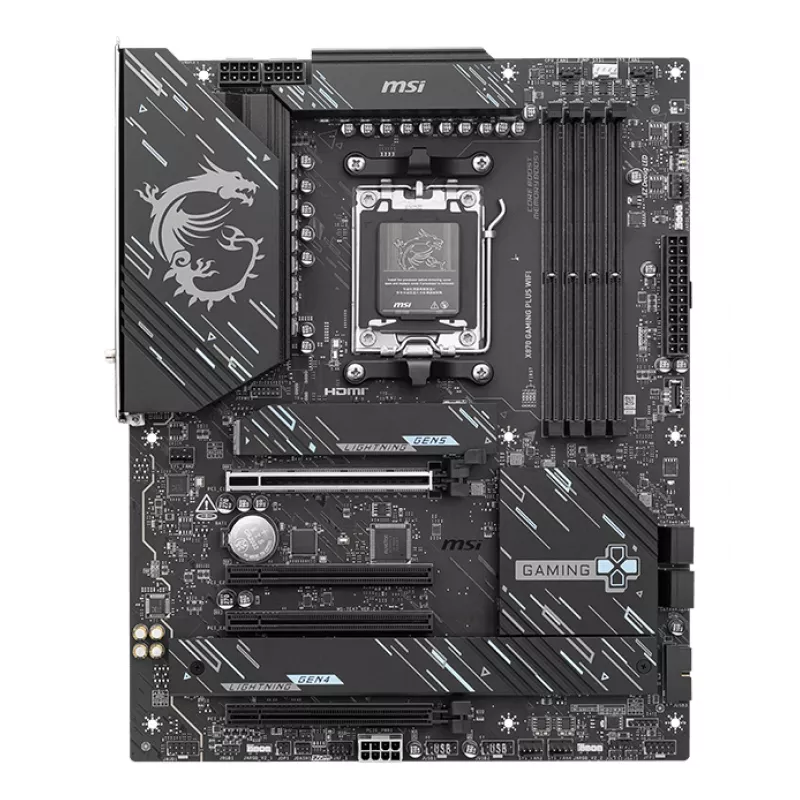 MSI X870 GAMING PLUS WIFI mātesplate AMD X870 Socket AM5 ATX