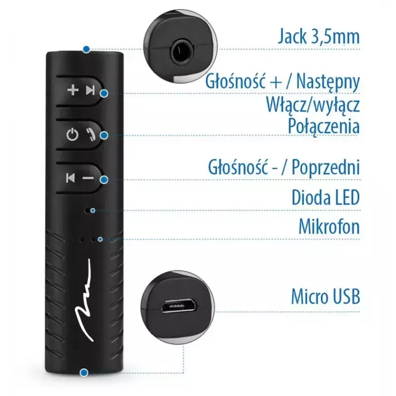 Bluetooth mūzikas uztvērējs Media-Tech MT3588