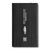 HDD/SSD korpuss QOLTEC 51861 2,5 collu SATA3 diskiem, USB 3.0, melns