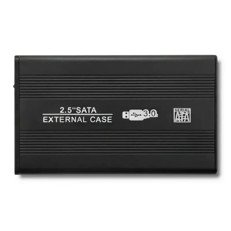 HDD/SSD korpuss QOLTEC 51861 2,5 collu SATA3 diskiem, USB 3.0, melns
