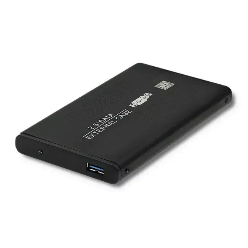 HDD/SSD korpuss QOLTEC 51861 2,5 collu SATA3 diskiem, USB 3.0, melns