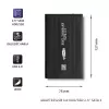 HDD/SSD korpuss QOLTEC 51861 2,5 collu SATA3 diskiem, USB 3.0, melns