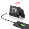 Hama Plus Charge digitālais modinātājpulkstenis melns