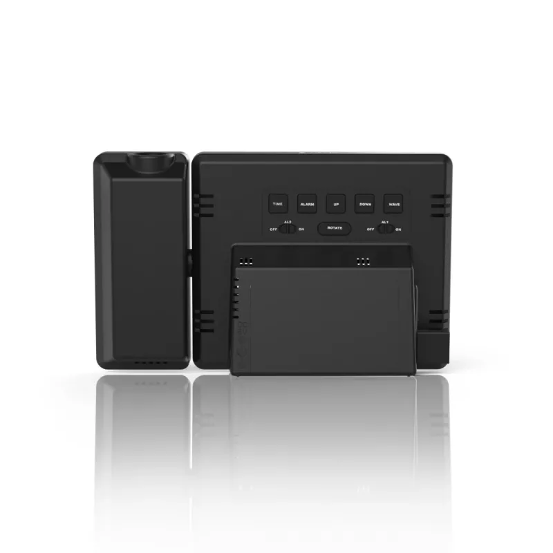 Hama Plus Charge digitālais modinātājpulkstenis melns