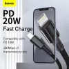 Lightning kabelis Baseus CATLGD-A01 2m melns