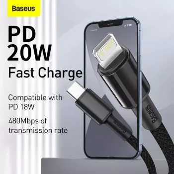 Lightning kabelis Baseus CATLGD-A01 2m melns