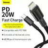 Lightning kabelis Baseus CATLGD-A01 2m melns