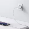 Baseus Super Si iekštelpu lādētājs balts ātrā uzlāde 12V 1xUSB-C