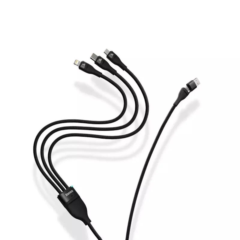USB Type-C uz USB Type-A kabelis Baseus Flash Series II 100W 1.2m