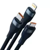 USB Type-C uz USB Type-A kabelis Baseus Flash Series II 100W 1.2m