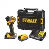 Triecienskrūvgriezis DeWALT DCF850E2T-QW 3250 RPM, 18V, 2 baterijas