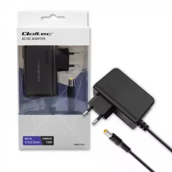 Strāvas adapteris Qoltec 51034 Iekštelpām 19W Melns 220-240V