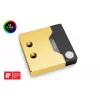 Ūdens bloks EK Water Blocks Brass Copper Melns Gold