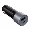 Auto lādētājs Satechi ST-TCPDCCM 72 W divu pieslēgvietu USB Power Delivery ātras uzlādes