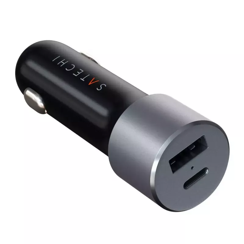Auto lādētājs Satechi ST-TCPDCCM 72 W divu pieslēgvietu USB Power Delivery ātras uzlādes