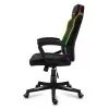 Spēļu krēsls huzaro Force 2.5 RGB Mesh — elpojošs siets, RGB apgaismojums, regulējams augstums, noliecams, 130 kg ietilpība