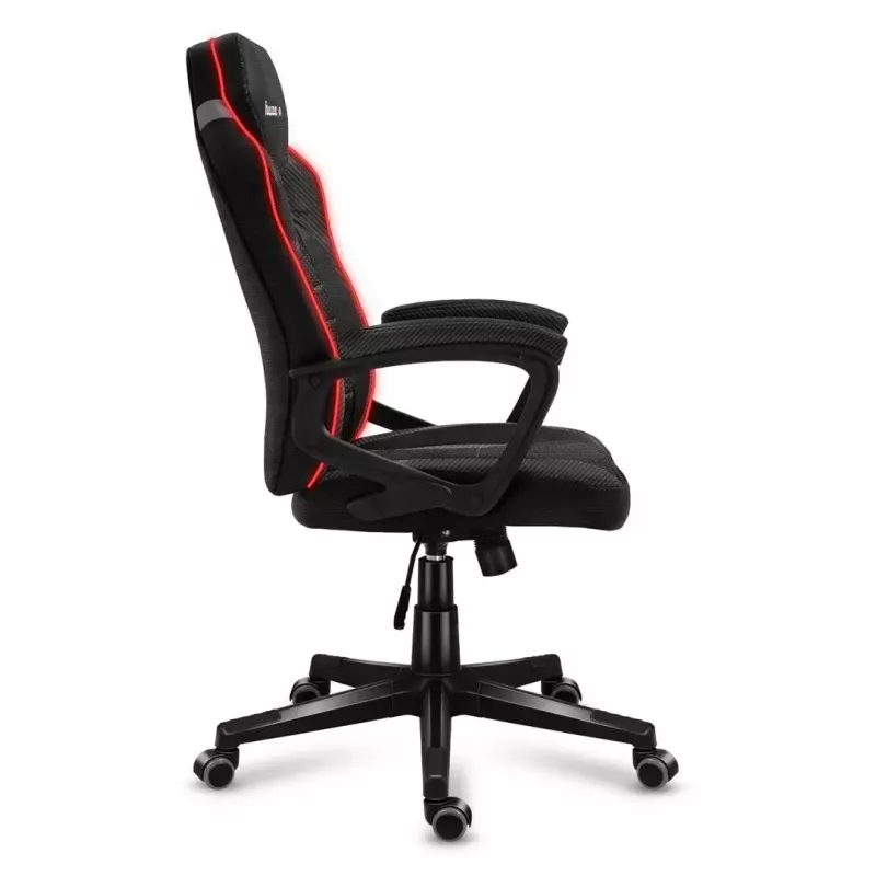 Spēļu krēsls huzaro Force 2.5 RGB Mesh — elpojošs siets, RGB apgaismojums, regulējams augstums, noliecams, 130 kg ietilpība