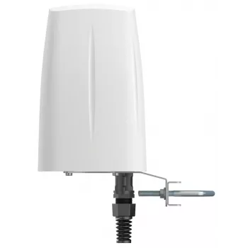 Daudzvirzienu tīkla antena QuWireless QuSpot AX10S, 2,4–2,5 / 4,7–6 GHz, maks. 7 dBi, PoE/LAN, vertikālā polarizācija