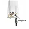 Daudzvirzienu tīkla antena QuWireless QuSpot AX10S, 2,4–2,5 / 4,7–6 GHz, maks. 7 dBi, PoE/LAN, vertikālā polarizācija