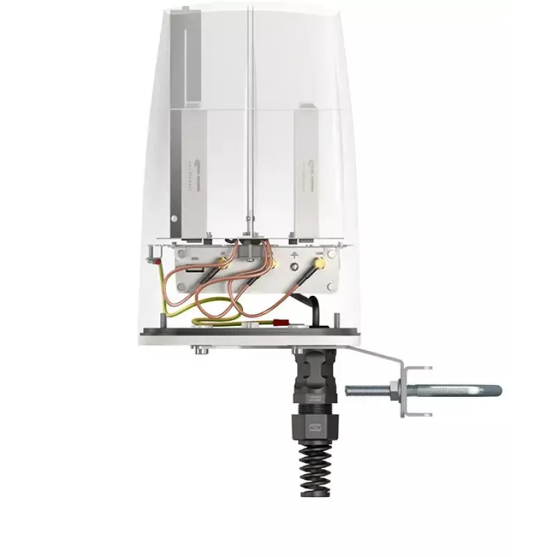 Daudzvirzienu tīkla antena QuWireless QuSpot AX10S, 2,4–2,5 / 4,7–6 GHz, maks. 7 dBi, PoE/LAN, vertikālā polarizācija