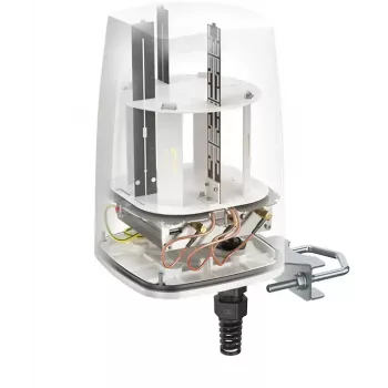 Daudzvirzienu tīkla antena QuWireless QuSpot AX10S, 2,4–2,5 / 4,7–6 GHz, maks. 7 dBi, PoE/LAN, vertikālā polarizācija