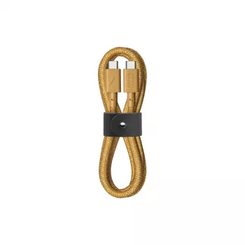 USB-C uz USB-C kabelis native union Belt kabelis 1,2 m dzeltens