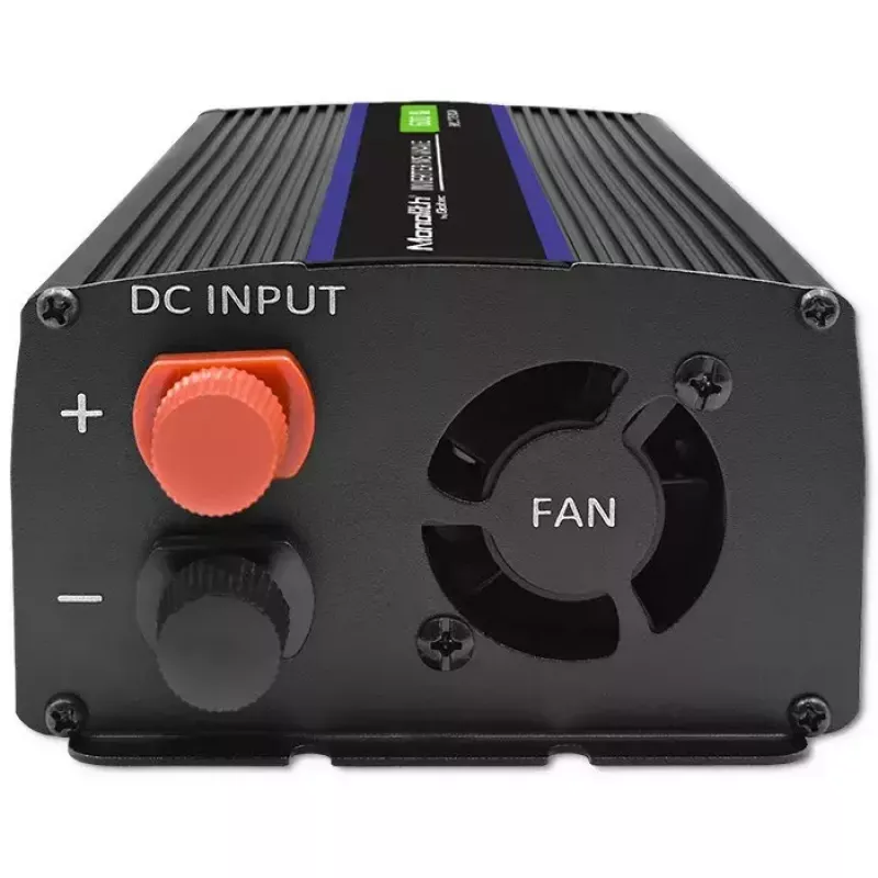 Jaudas pārveidotājs QOLTEC Monolith 600 MS Wave 12V uz 230V 600W