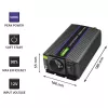 Jaudas pārveidotājs QOLTEC Monolith 600 MS Wave 12V uz 230V 600W