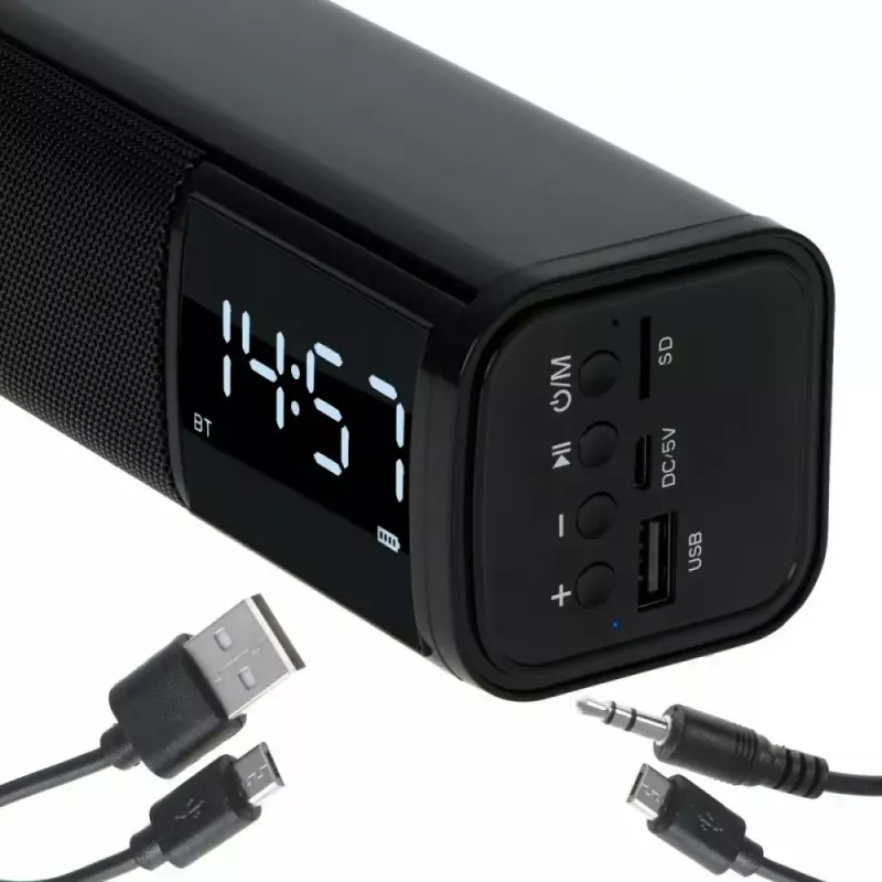 Pārnēsājams Bluetooth skaļrunis Adler AD 1191 5W, bezvadu, kompakts, melns