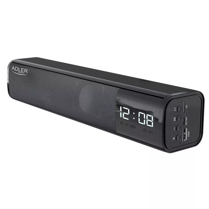 Pārnēsājams Bluetooth skaļrunis Adler AD 1191 5W, bezvadu, kompakts, melns
