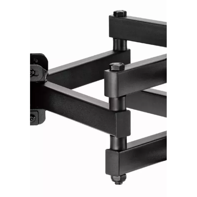 Grīdas TV stiprinājums Gembird WM-80ST-03 37 collu–80 collu ekrāniem, VESA 100x100–600x400, slīpums -15°–3°, pagriešana ±60°, maks. slodze 40 kg, melns