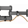 Grīdas TV stiprinājums Gembird WM-80ST-03 37 collu–80 collu ekrāniem, VESA 100x100–600x400, slīpums -15°–3°, pagriešana ±60°, maks. slodze 40 kg, melns