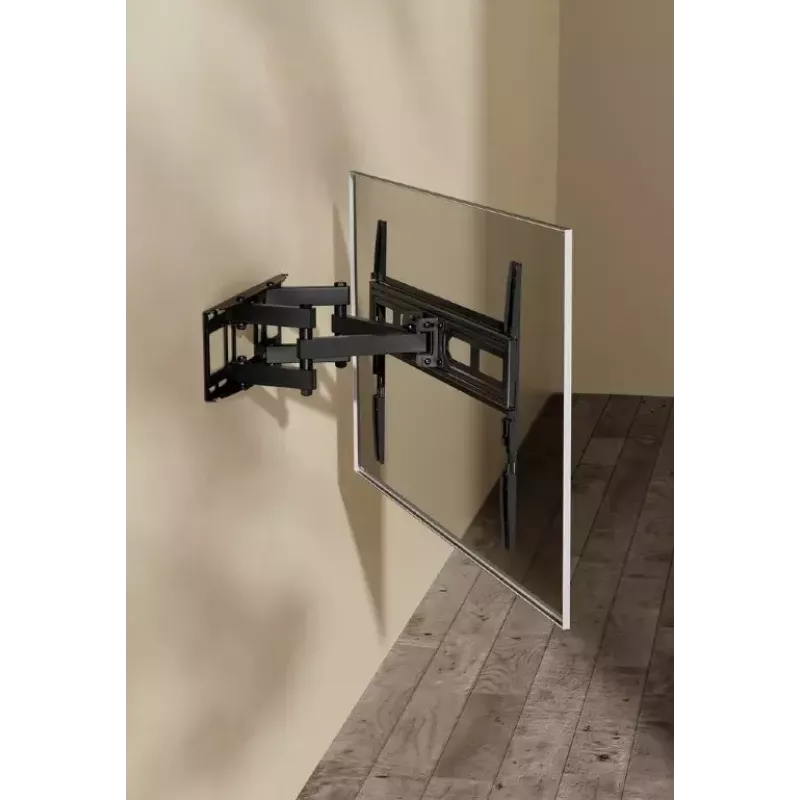 Grīdas TV stiprinājums Gembird WM-80ST-03 37 collu–80 collu ekrāniem, VESA 100x100–600x400, slīpums -15°–3°, pagriešana ±60°, maks. slodze 40 kg, melns