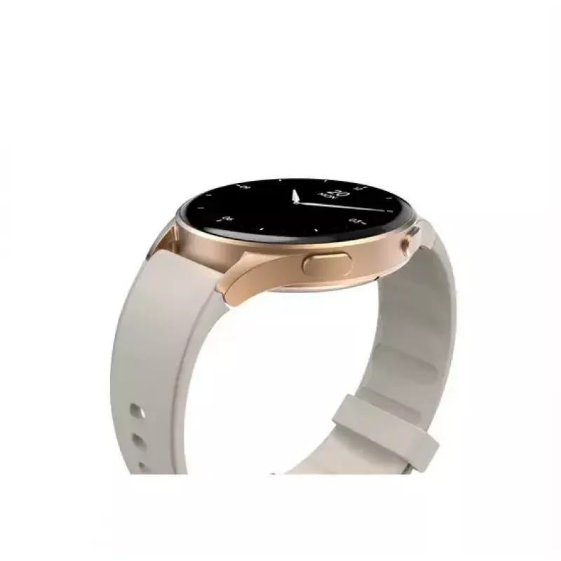 Hama Smartwatch 8900 3.3 cm (1.3 collas) AMOLED 42 mm Digitāls 466 x 466 pikseļi Skārienjūtīgs Zelts GPS (satelīts)