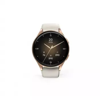 Hama Smartwatch 8900 3.3 cm (1.3 collas) AMOLED 42 mm Digitāls 466 x 466 pikseļi Skārienjūtīgs Zelts GPS (satelīts)