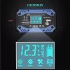 Akumulatora uzlādes ierīce QOLTEC 52482 12/24 V 5/10 A ar LCD displeju un F tipa spraudni