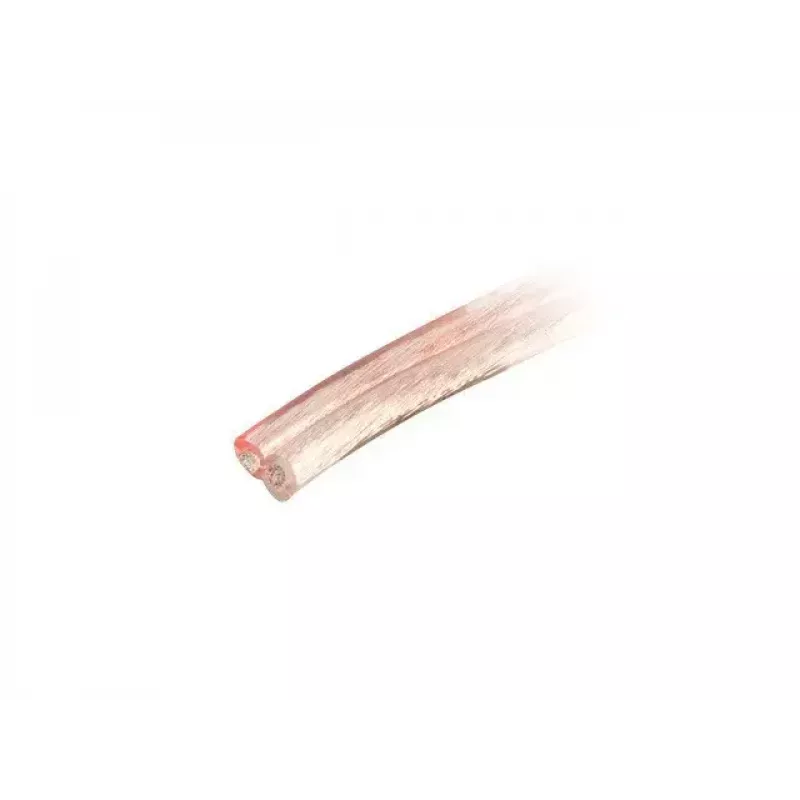 Skaļruņu kabelis LANBERG SC-2X10-10CC-1000-TR 2X1.0MM2 100M caurspīdīgs