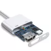 Lightning–HDMI adapteris Joyroom S-H141 — Lightning (Apple) uz HDMI FullHD 1080p 60Hz, balts