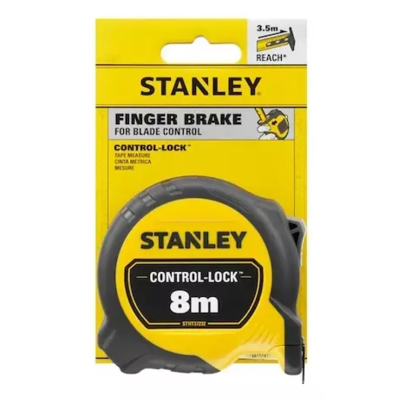 Mērlente Stanley STHT37232-0 8 m Melna Dzeltena Platums 90 mm Dziļums 50 mm Augstums 150 mm
