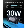 Pārnēsājams ārējais akumulators Ugreen 10000mAh Mini ātrā uzlāde 30W