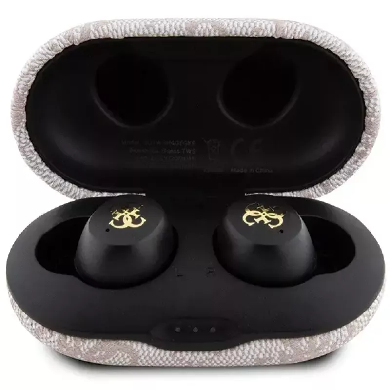 Guess GUTWSP4EGP TWS Bluetooth austiņas + ENC dokstacija rozā