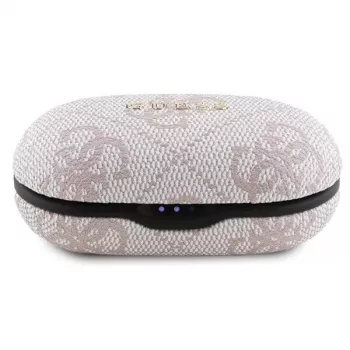 Guess GUTWSP4EGP TWS Bluetooth austiņas + ENC dokstacija rozā